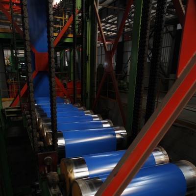 Linia 650 mm do powlekania kolorem stali Proces Ciągła linia cynkowania Cgl