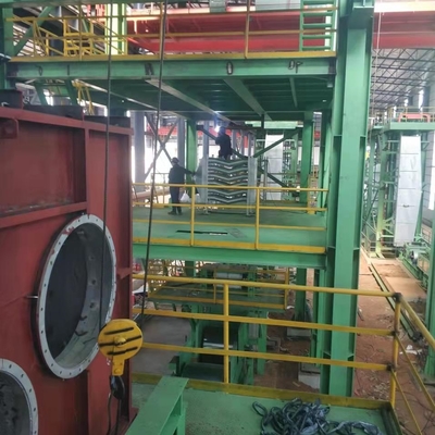 Stalowa linia cynkowania ogniowego Proces 0,15-0,8 mm 1250 mm 200000TPY