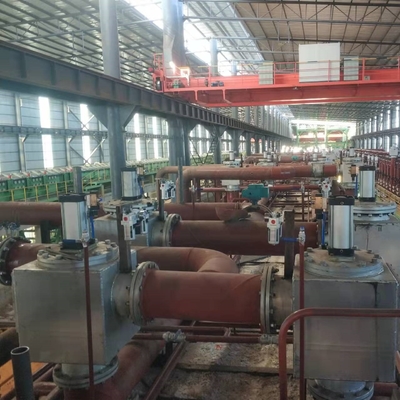 Ciągła linia do cynkowania ogniowego 0,7-1,7 mm 450 mm 120000TPY Stal metalowa