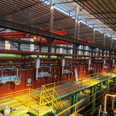 Producent linii do cynkowania ogniowego taśmy stalowej 0,5-1,5 mm 400 mm 70000TPY