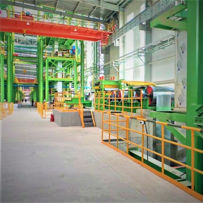 Linia cynkowania Electro Cgl Ciągły proces 1,2-3,0 mm 450-1350 mm