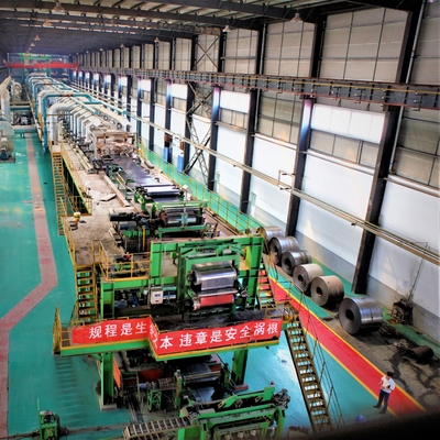Cynkowa automatyczna ocynkownia 1,0 mm 2,2 mm 300 mm 90000TPY Stal metalowa